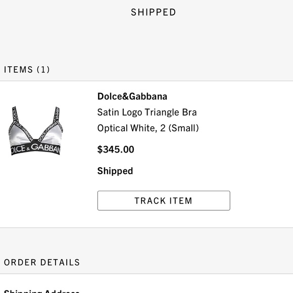 Dolce and Gabbana silk bra - Picture 2 of 2